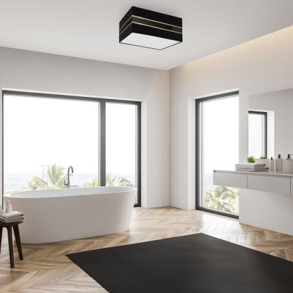 Стельовий світильник ULTIMO 2xE27/60W/230V чорний