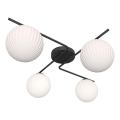 Стельовий світильник VESPA 4xE14/10W/230V чорний/білий