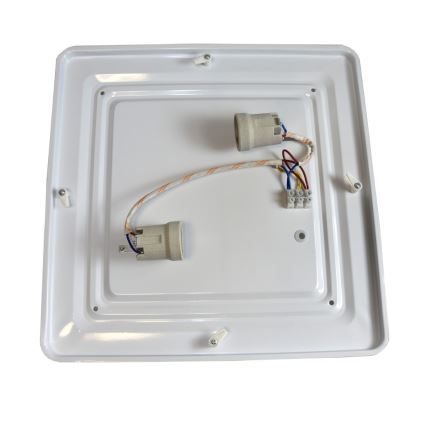 Стельовий світильник WILTON 2xE27/60W/230V 37,5x37,5 см чорний