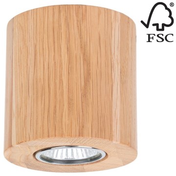Стельовий світильник WOODDREAM 1xGU10/6W/230V дуб – сертифіковано FSC