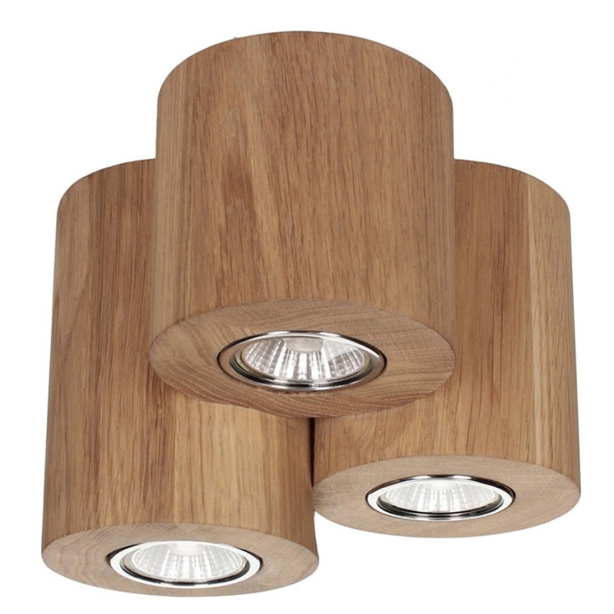 Стельовий світильник WOODDREAM 3xGU10/6W/230V дуб