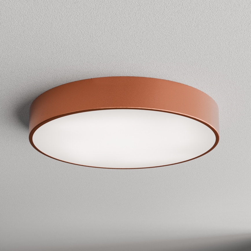 Стельний світильник CLEO з датчиком руху і сутінків 4xE27/24W/230V, діаметром 50 см, мідний