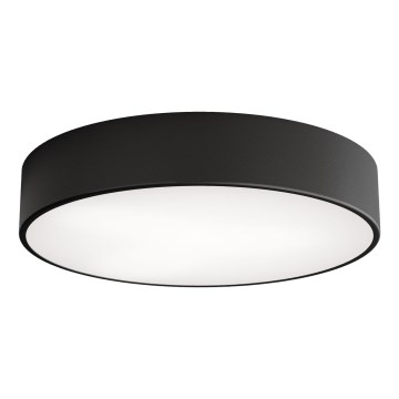 Стельовий світильник з датчиком руху та сутінок CLEO 3xE27/24W/230V, діаметр 40 см, чорний