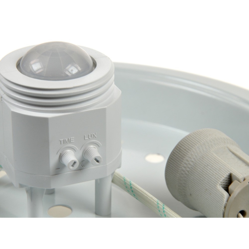 Стельовий світильник з датчиком PLAFON 2xE27/80W/230V