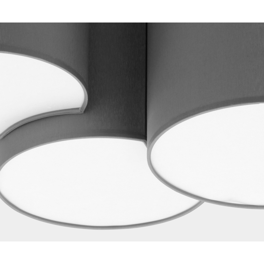 Стельовий світло MONA 4xE27/15W/230V сірий