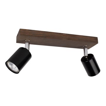 Стельовий точковий світильник MANARA 2xGU10/5W/230V сосна