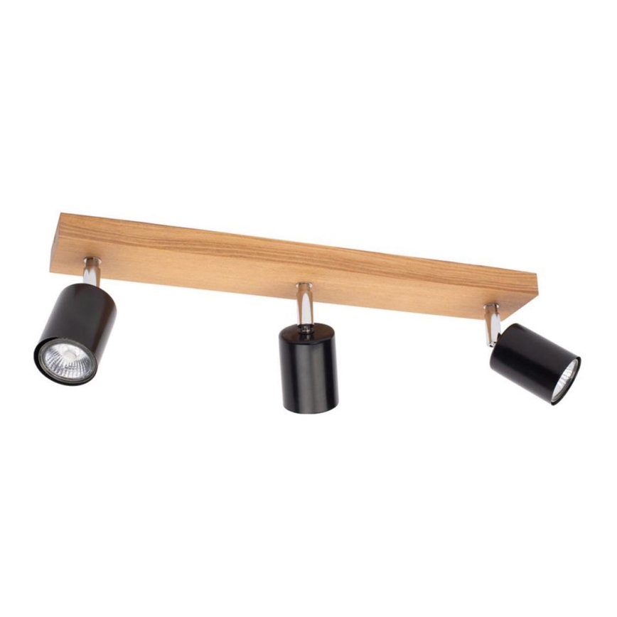 Стельовий точковий світильник MANARA 3xGU10/5W/230V сосна