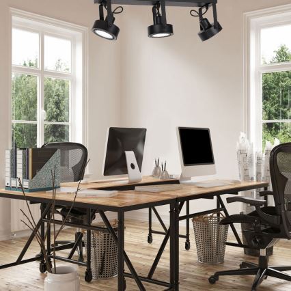 Стельовий точковий світильник VIVA 3xGU10-AR111/15W/230V