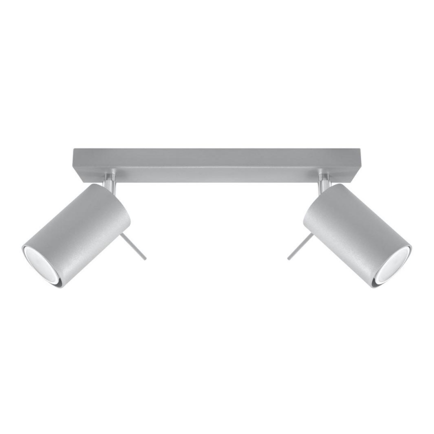 Стельовий точковий світильник RING 2xGU10/10W/230V