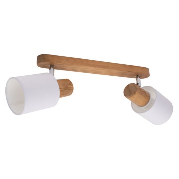Стельовий точковий світильник TRENDY 2xE27/15W/230V сосна