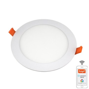 Стельовий вбудований LED світильник з регулюванням яскравості LED/6W/230V 3000-6500K Wi-Fi Tuya