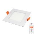 Стельовий вбудований LED світильник з регулюванням яскравості LED/6W/230V 3000-6500K Wi-Fi Tuya