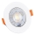 Стельовий вбудований LED світильник з регулюванням яскравості ZITA LED/3/5/7W/230V 3000/4000/6000K діаметр 9 см білий