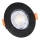 Стельовий вбудований LED світильник з регулюванням яскравості ZITA LED/3/5/7W/230V 3000/4000/6000K діаметр 9 см чорний