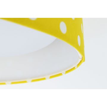 Стельовий LED світильник GALAXY KIDS LED/24W/230V горошок жовтий/білий