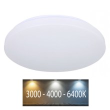 Стельовий LED світильник LED/24W/230V 35 см молочний