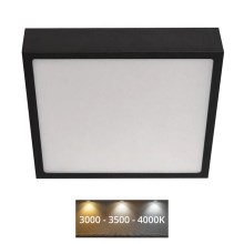 Стельовий LED світильник NEXXO LED/21W/230V 3000/3500/4000K 22,5x22,5 см чорний
