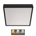 Стельовий LED світильник NEXXO LED/28,5W/230V 3000/3500/4000K 30x30 см чорний