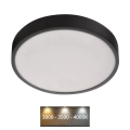 Стельовий LED світильник NEXXO LED/28,5W/230V 3000/3500/4000K діаметр 30 см чорний