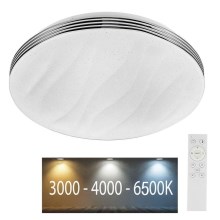 Стельовий LED світильник з регулюванням яскравості LED/60W/230V 3000K/4000K/6500K + ДК