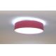 Стельовий LED світильник з регулюванням яскравості SMART GALAXY LED/24W/230V рожевий/золотий 3000-6500K + дистанційне керування