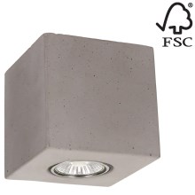 Стельовий світильник CONCRETEDREAM 1xGU10/6W/230V бетон – FSC сертифіковано