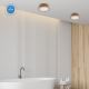 Стельовий світильник для ванної кімнати OAK 2xE27/15W/230V IP54 дуб ø 27 см - FSC сертифіковано