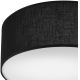 Стельовий світильник SIRJA DOUBLE 2xE27/15W/230V діаметр 35 см чорний