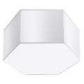 Стельовий світильник SUNDE 2xE27/60W/230V 15,5 см білий
