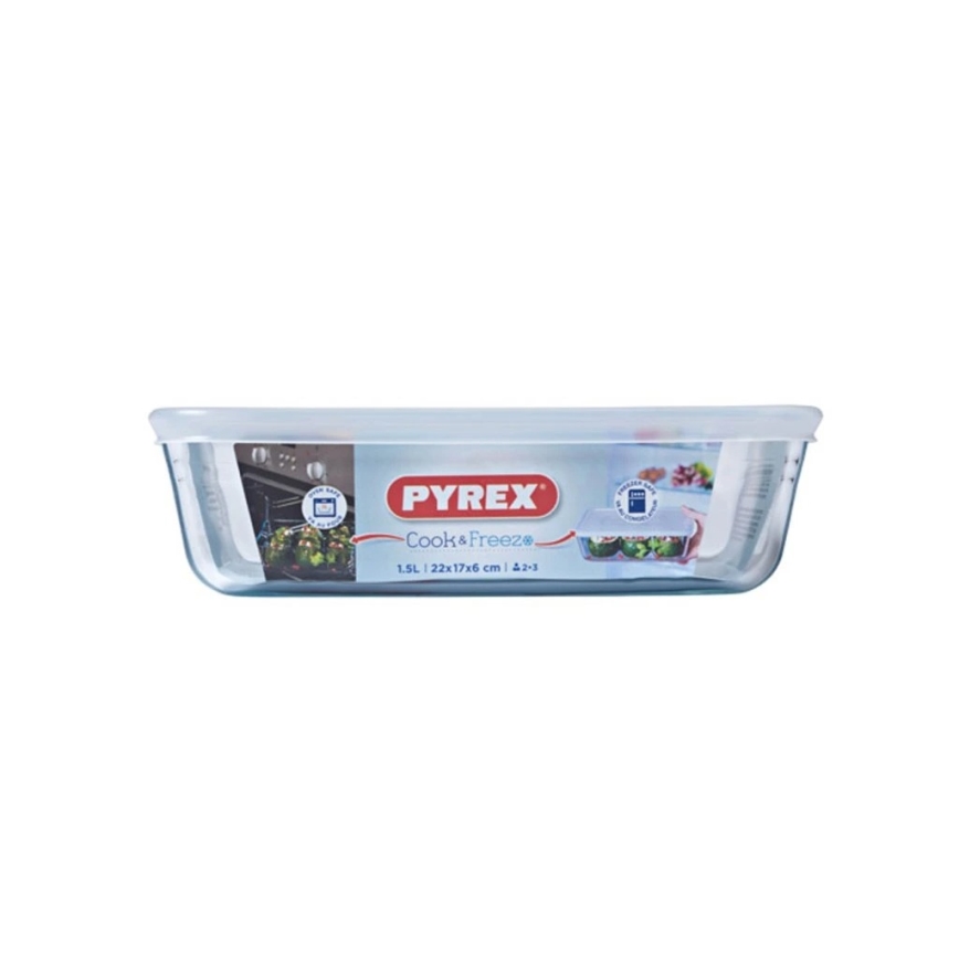 Стеклянная банка для продуктов PYREX, 1,5 л