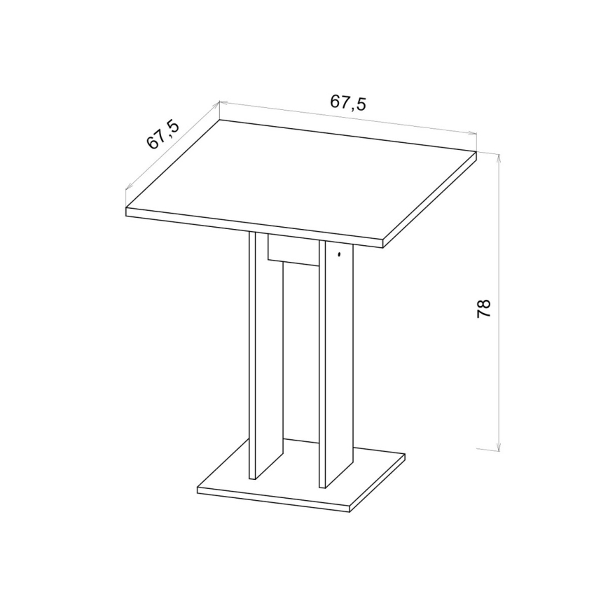 Стіл STRAPO білий