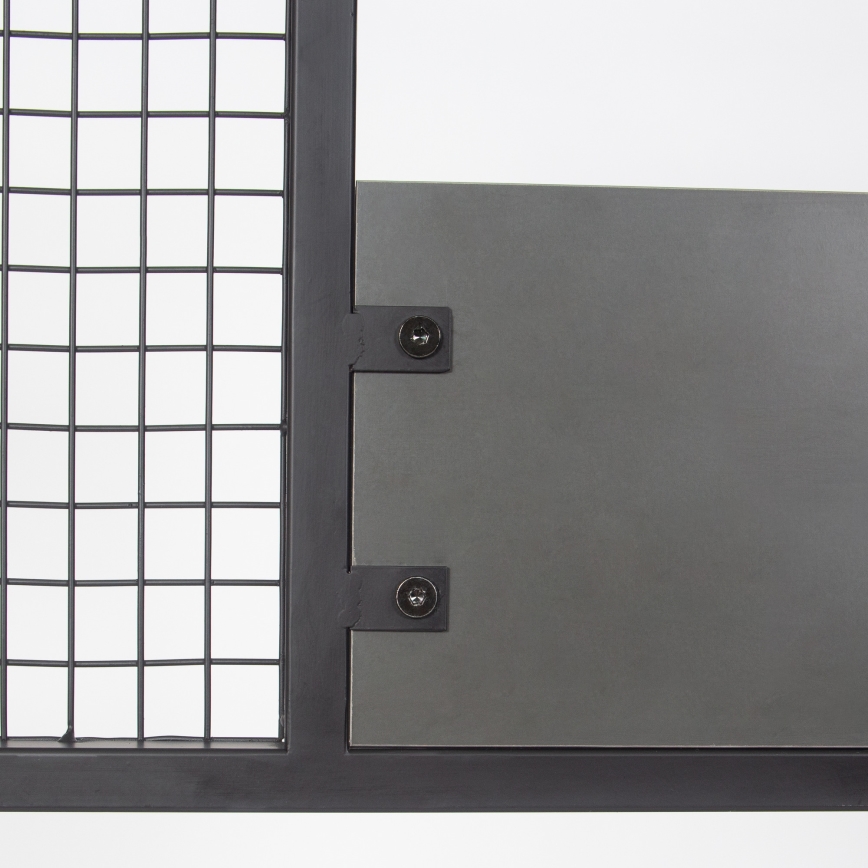 Стінка для передпокою NOMAD 182x78 см чорний/антрацит