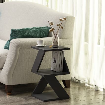 Столик ALBENI 50x30 см антрацит