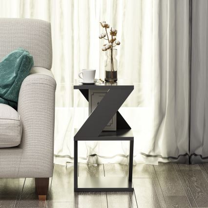 Столик ALBENI 50x30 см антрацит