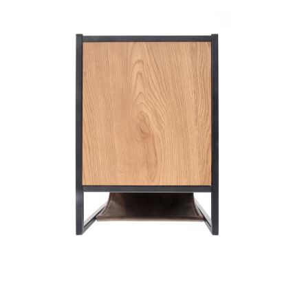 Столик COMPACT 65x47 см черный/коричневый