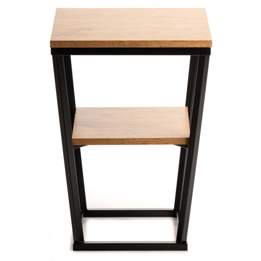 Столик EXPAND 57x40 см черный/коричневый