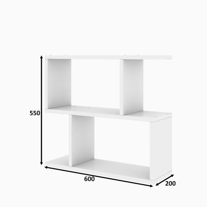 Столик LALE 55x60 см белый