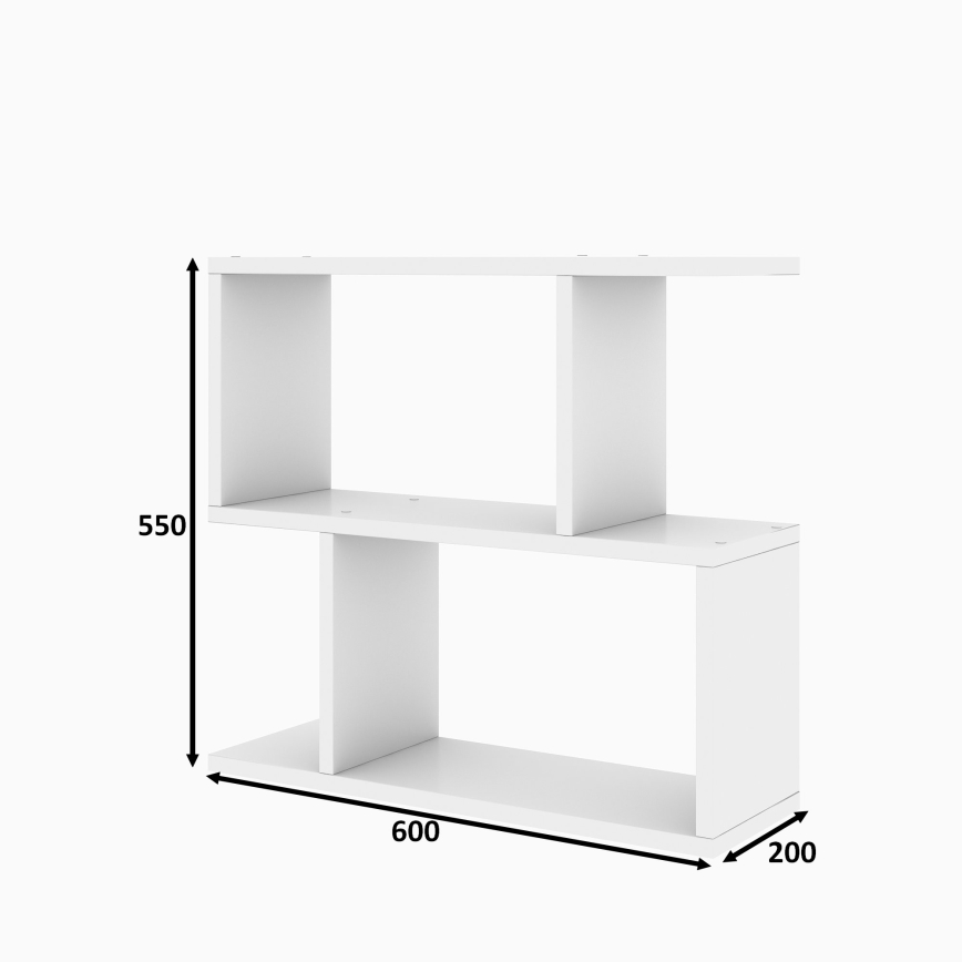 Столик LALE 55x60 см белый