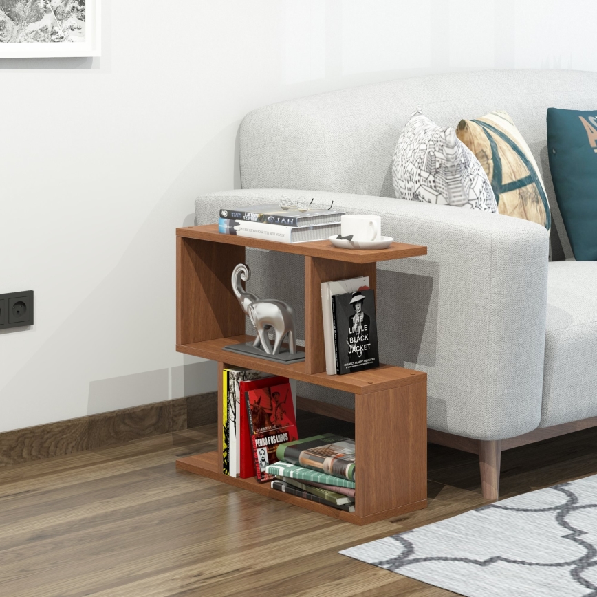 Столик LALE 55x60 см коричневый