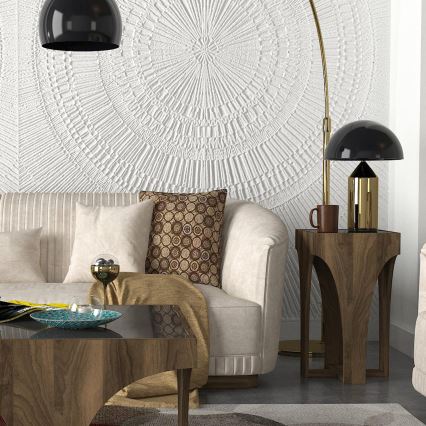 Столик LITUS 58x37 см коричневый