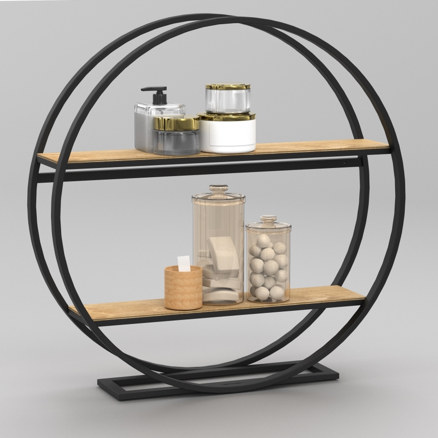 Столик SHELF диаметр 62,5 cm дуб