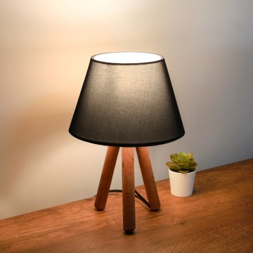 Столова лампа AYD 1xE27/40W/230V коричнева/антрацит