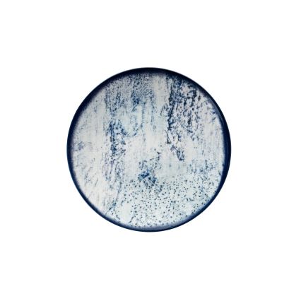 Столовий набір 24 шт. синій/порцеляна