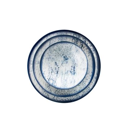 Столовий набір 24 шт. синій/порцеляна