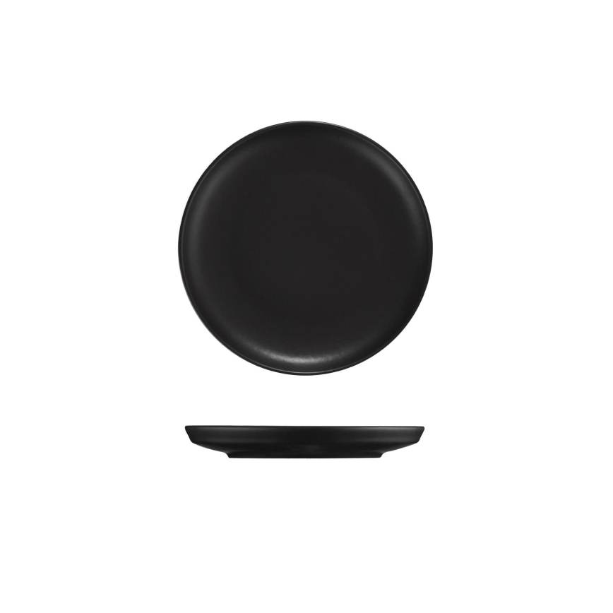 Столовий сервіз 24 шт. чорний/фарфор