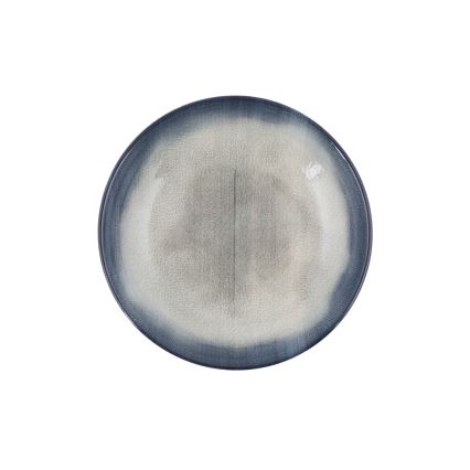 Столовий сервіз, 26 предметів, синій/коричневий, фарфор