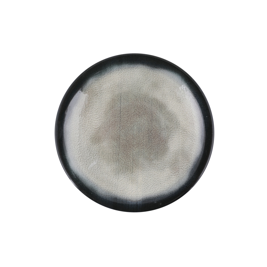 Столовий сервіз, 26 предметів, синій/коричневий, фарфор