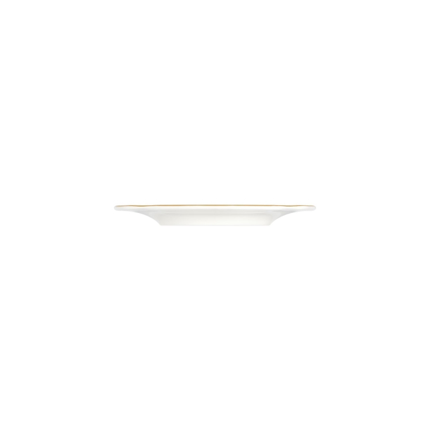 Столовий сервіз 53 шт білий/золотий/порцеляна