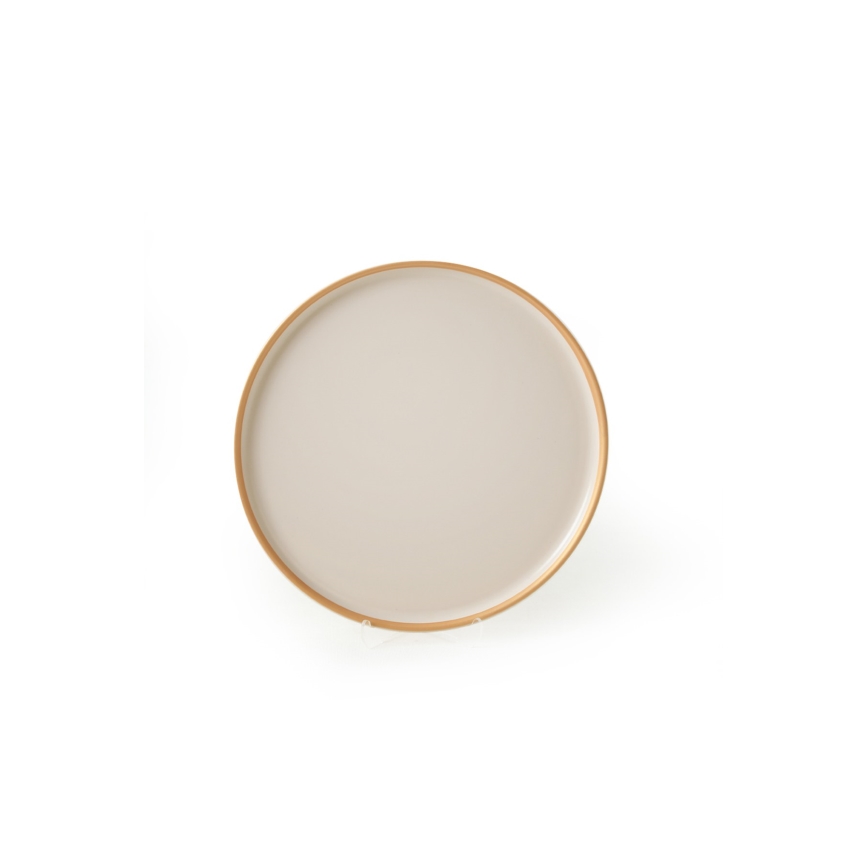 Столовый набор, 24 предмета, бежевый/керамика