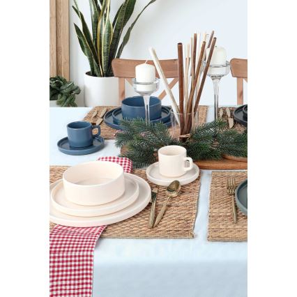 Столовый набор из 20 предметов — разноцветная керамика